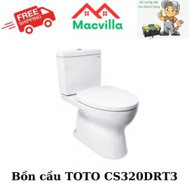 BỒN CẦU CAO CẤP TOTO CS320DRT3 CHÍNH HÃNG GIÁ RẺ