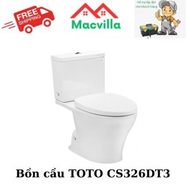 BỒN CẦU CAO CẤP TOTO CS326DT3 CHÍNH HÃNG GIÁ RẺ