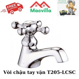 VÒI CHẬU TAY VẶN T205LCSC CHÍNH HÃNG GIÁ RẺ 